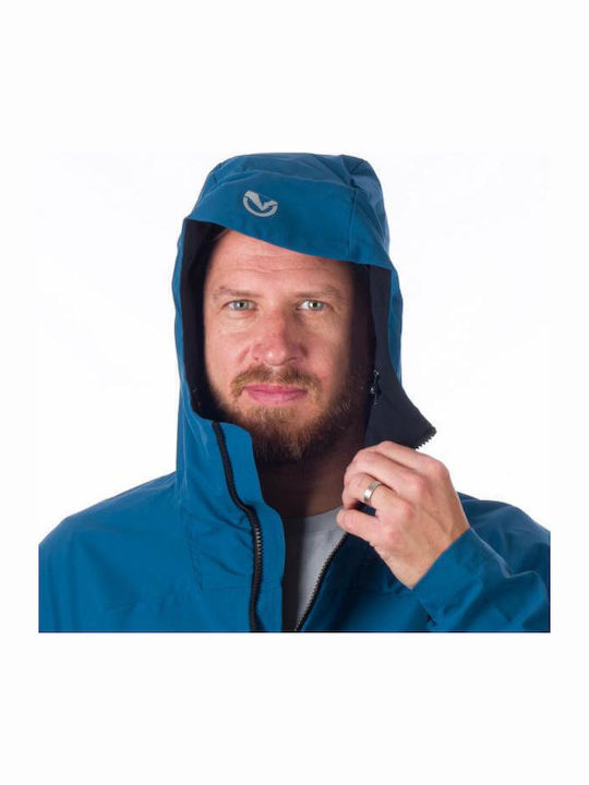 Mens Winter Jacket Softshell Waterproof and Windproof Blue, Black
