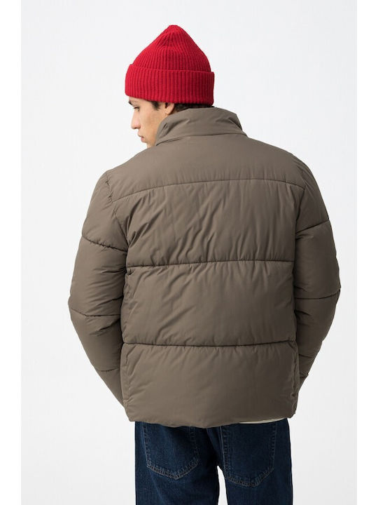 Jacket Puffer Brown