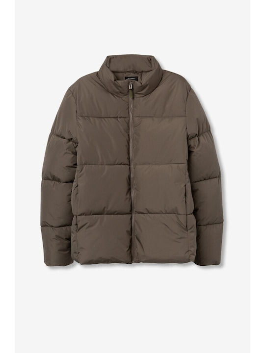 Jacket Puffer Brown
