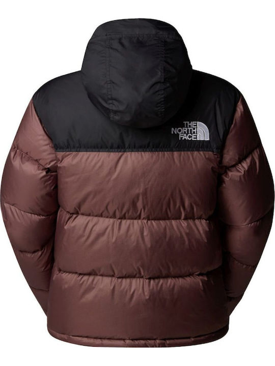 1996 Retro Nuptse Women's Lifestyle Jacket for Winter Brown