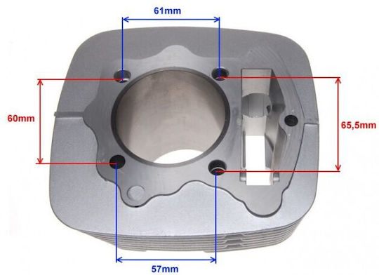 Atv Cross 4t Cb 250cc Set Motor Răcire Aer Ø 65.4