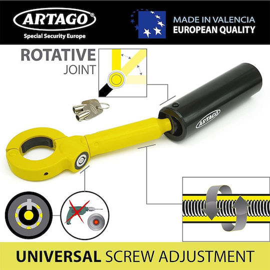 BigBuy Anti-theft Car Handbrake Lock