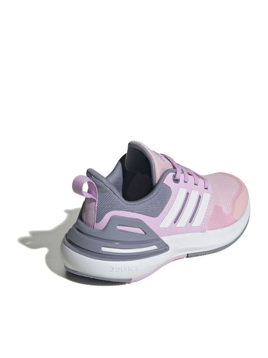 Rapidasport Bounce Kids Sports Shoes Running with Laces Pink