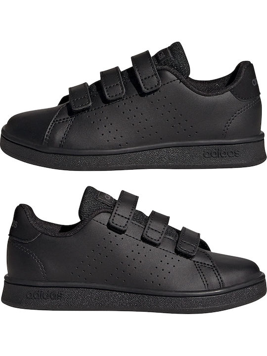 Advantage Παιδικά Sneakers με Σκρατς Core Black / Grey Six