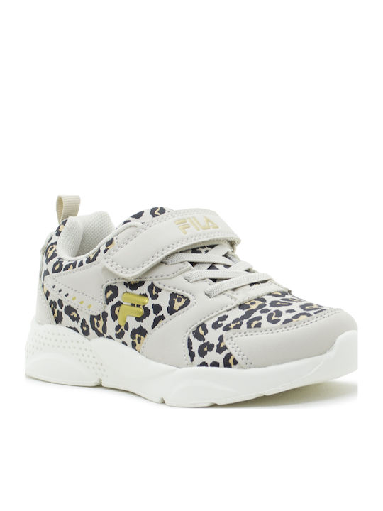 Kids Sneakers with Scratch White