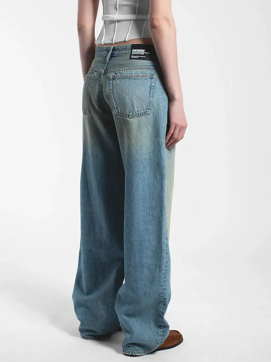 Damenjeans in Entspannter Passform Stream Sky Aged