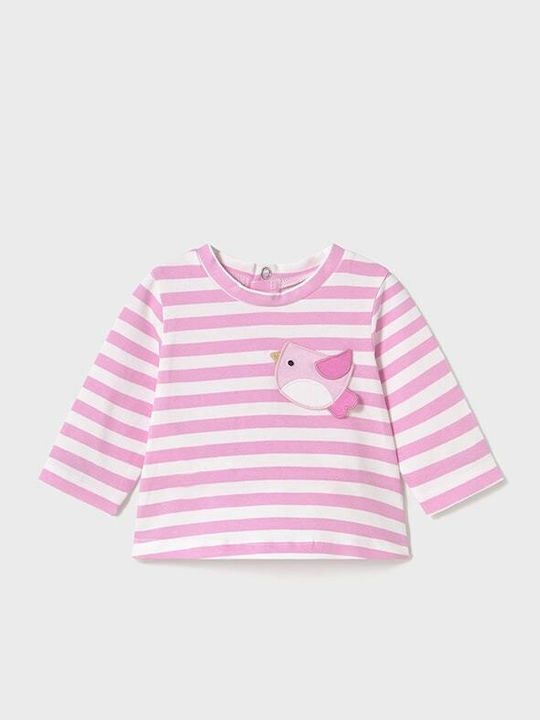 Kinderhemd Langarm Rosa