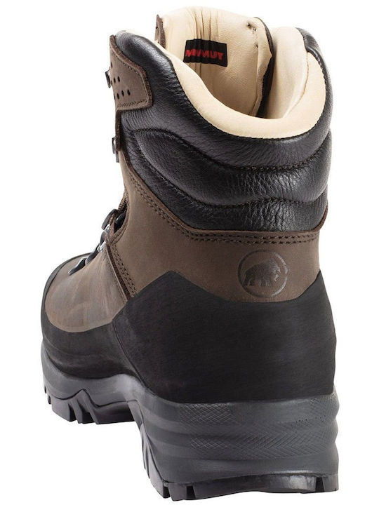 Mammut Men's Hiking Boots Waterproof with Gore-Tex Membrane Brown