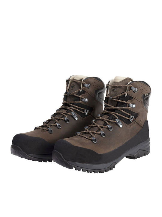 Mammut Men's Hiking Boots Waterproof with Gore-Tex Membrane Brown