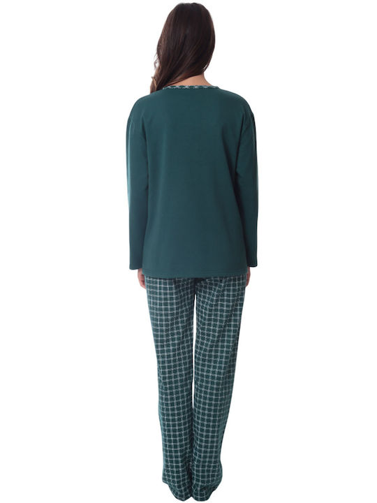 Lydia Creations Winter Women's Pyjama Set Cypress