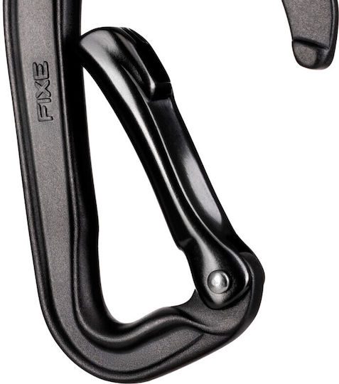Fixe Picot Straight Dark Grey Carabiner