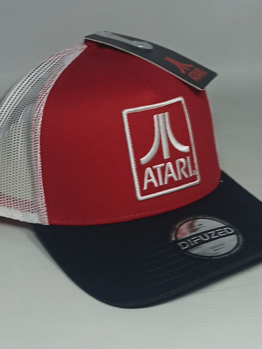 Difuzed Gaming Video Game Brand Atari Trucker Cap Hat New Tags