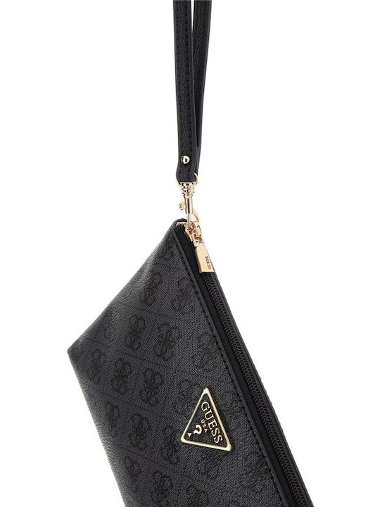 Guess Ανθρακι Mini Τσαντάκι Laurel Pochette