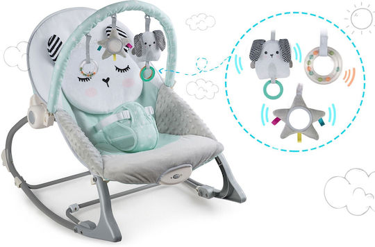 Nukido Elektrisch Baby Relax mit Vibration Grün für Kind bis 18kg