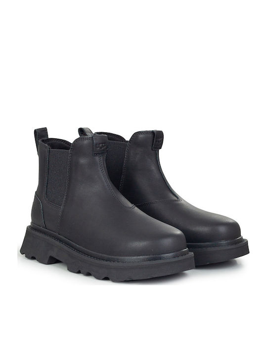 Leather Black Chelsea Boots