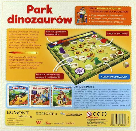 Board Game Dinosaur Park for 1-6 Players 3+ Years Old (PL) Egmont