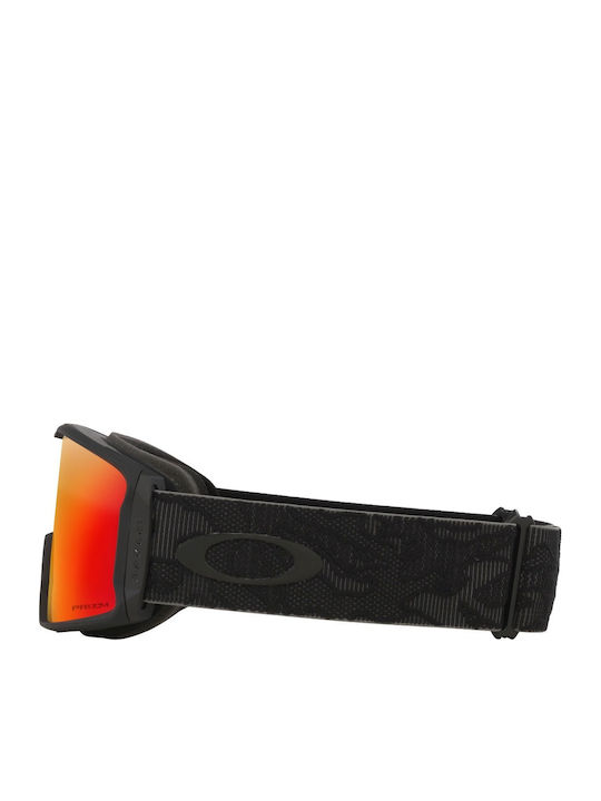 Oakley Ски & Сноуборд Маска Детска Черен с Леща в Цвят Черен