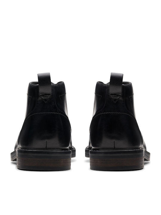 Aldwin Chukka Leather Black Men's Boots