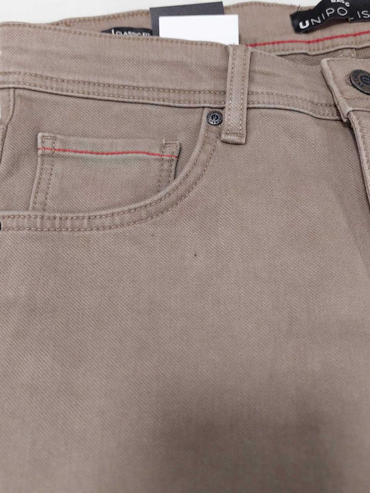 Men's Jeans Pants Beige