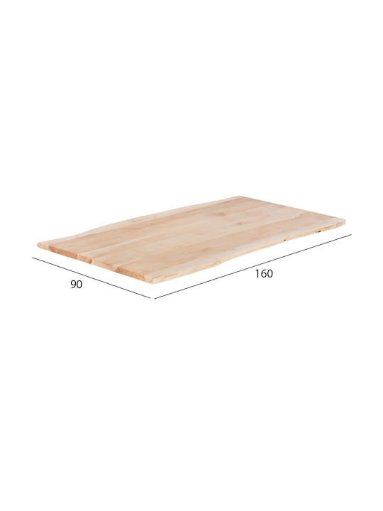 HomeMarkt Επιφάνεια Τραπεζιού από Μασίφ Ξύλο 160x90x4cm HM8505