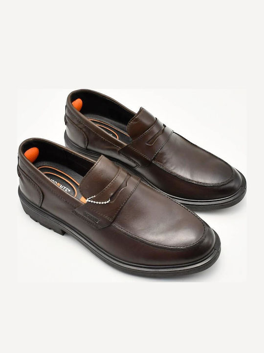 Men's Leather Loafers Brown