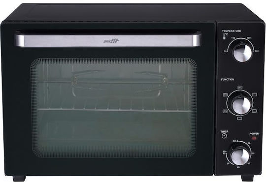 Elit Optione Ηλεκτρικό Φουρνάκι 35lt Χωρίς Εστίες Μαύρο