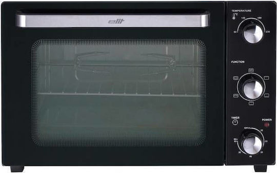 Elit Optione Ηλεκτρικό Φουρνάκι 35lt Χωρίς Εστίες Μαύρο