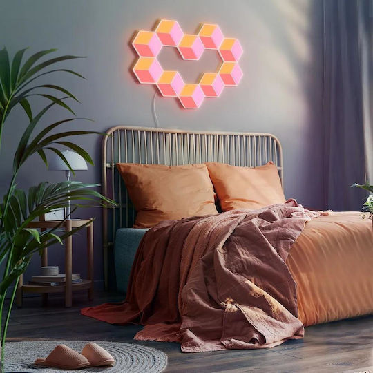 Govee Smart Διακοσμητικό Φωτιστικό Glide Hexa Pro LED RGBIC Hexagon 10τμχ