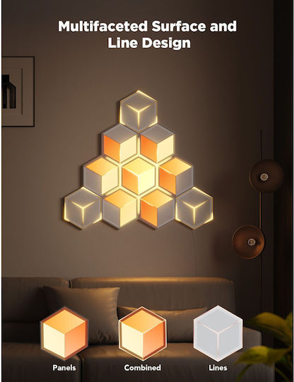 Govee Smart Decorative Table Lamp Glide Panels Ultra LED RGBIC Hexagon 7pcs 3x3cm