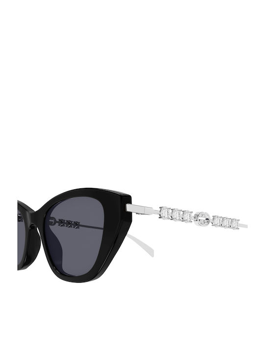 Gucci Feminini Ochelari de soare cu Negru Cadru și Negru Lentilă GG1968S 002