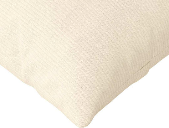 vidaXL Sofa-Kissen aus Samt Crem 40x145cm