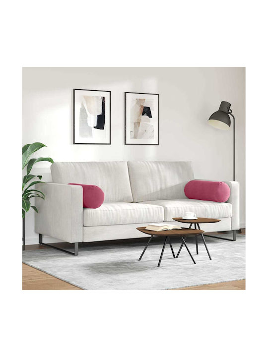 vidaXL Velvet Red Sofa Cushion 70x25cm