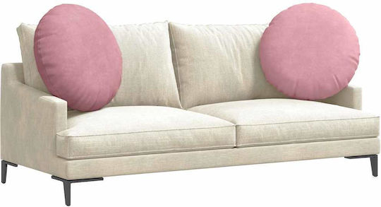 vidaXL Sofa-Kissen aus Samt Rosa 60x60cm