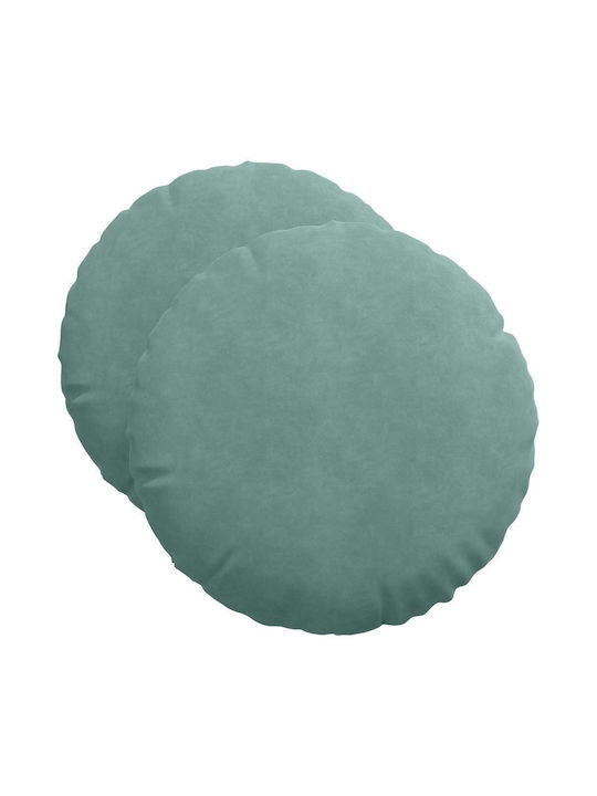 vidaXL Velvet Light Blue Sofa Cushion 40x40cm