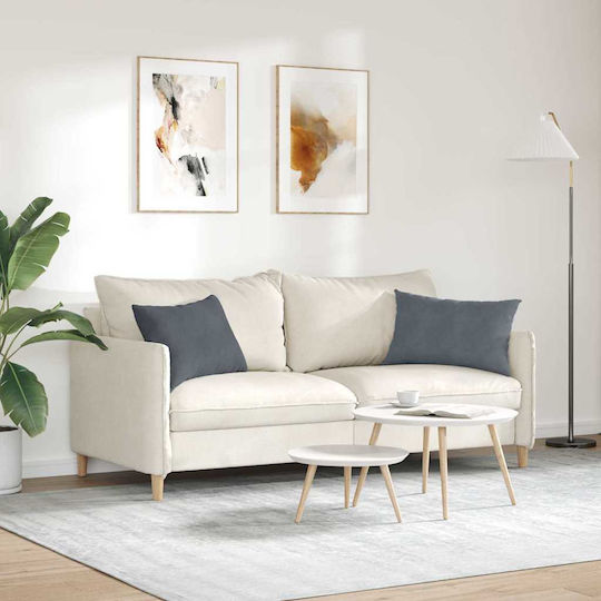 vidaXL Zierkissen Grau 2 Stück 40x60cm