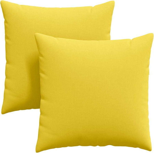 vidaXL Yellow Sofa Cushion 60x60cm