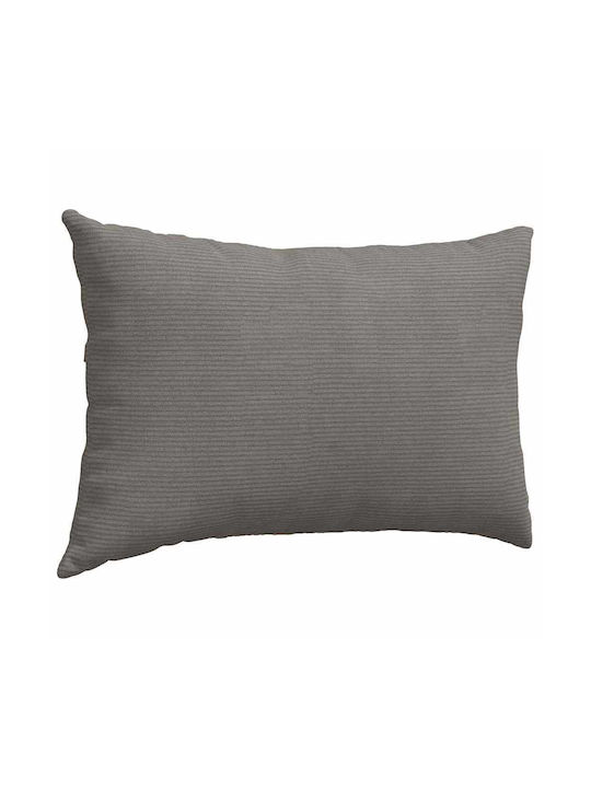 vidaXL Velvet Sofa Cushion Light Gray 40x60cm