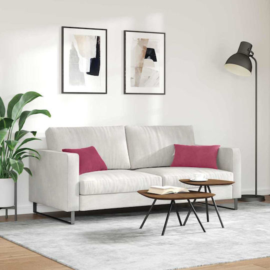 vidaXL Zierkissen Burgundisch 2 Stück 30x50cm vidaXL Zierkissen Burgundisch 2 Stück 30x50cm