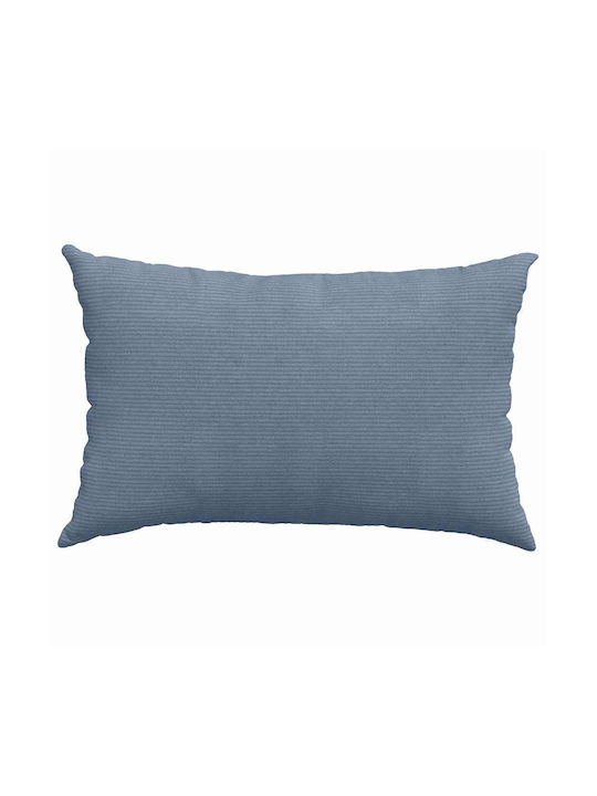 vidaXL Perna De Canapea Din Catifea Albastră 40x60cm
