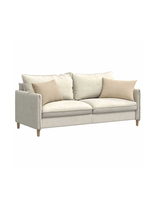 vidaXL Sofa-Kissen Cream 2Stück 40x60cm.