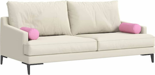 vidaXL Възглавница за диван Розов 2бр 40x15см.