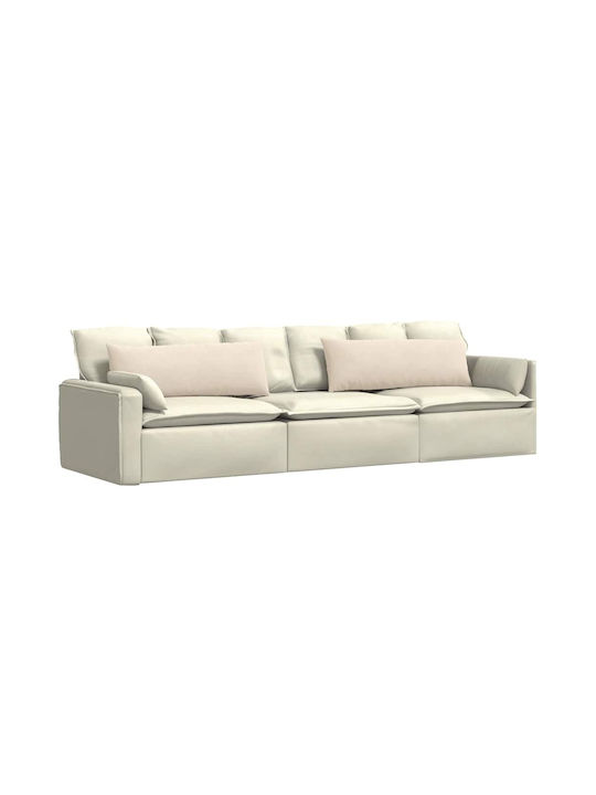 vidaXL Sofa-Kissen Beige 2Stück 40x120cm.