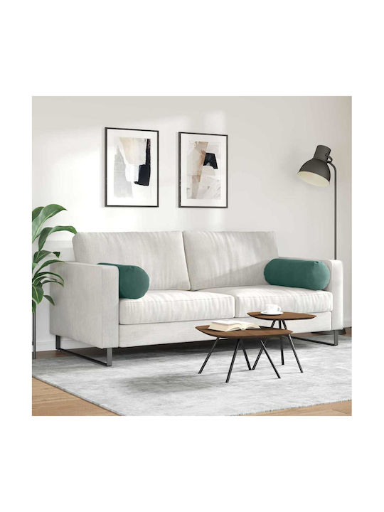 vidaXL Velvet Sofa Pillow Dark Green 70x25cm