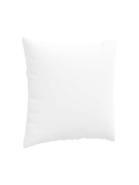 vidaXL Perna De Canapea Albă 80x80cm