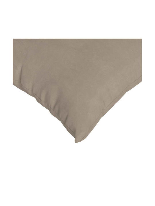 vidaXL Възглавница за диван Taupe 2бр 50x50см.