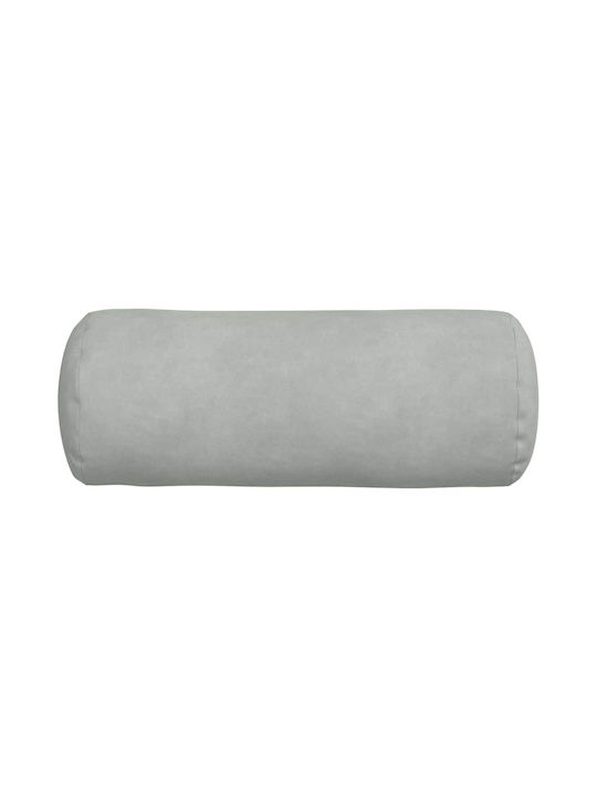 vidaXL Sofa-Kissen aus Samt Hellgrau 40x15cm