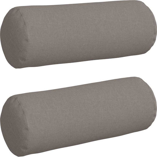 vidaXL Възглавница за диван Taupe 2бр 70x25см.