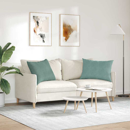 vidaXL Μαξιλάρι Θαλασσί 2τμχ 50x70εκ. vidaXL Μαξιλάρι Θαλασσί 2τμχ 50x70εκ.