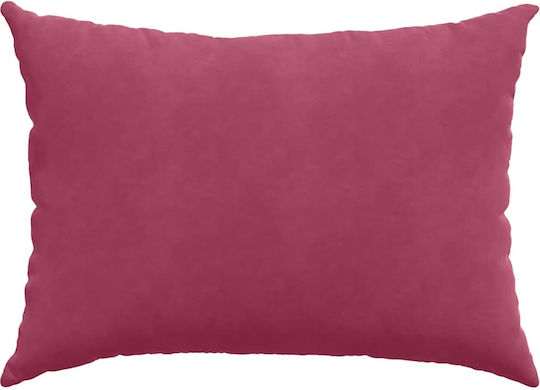 vidaXL Velvet Red Sofa Cushion 50x70cm
