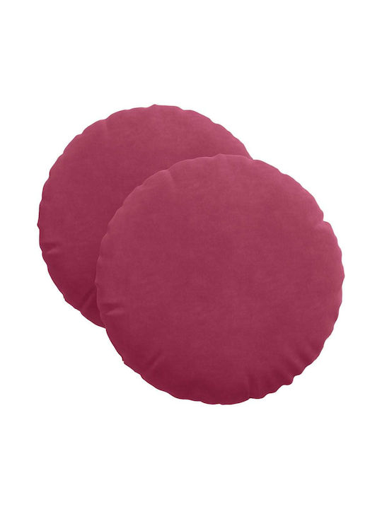 vidaXL Sofa-Kissen aus Samt Rot 40x40cm